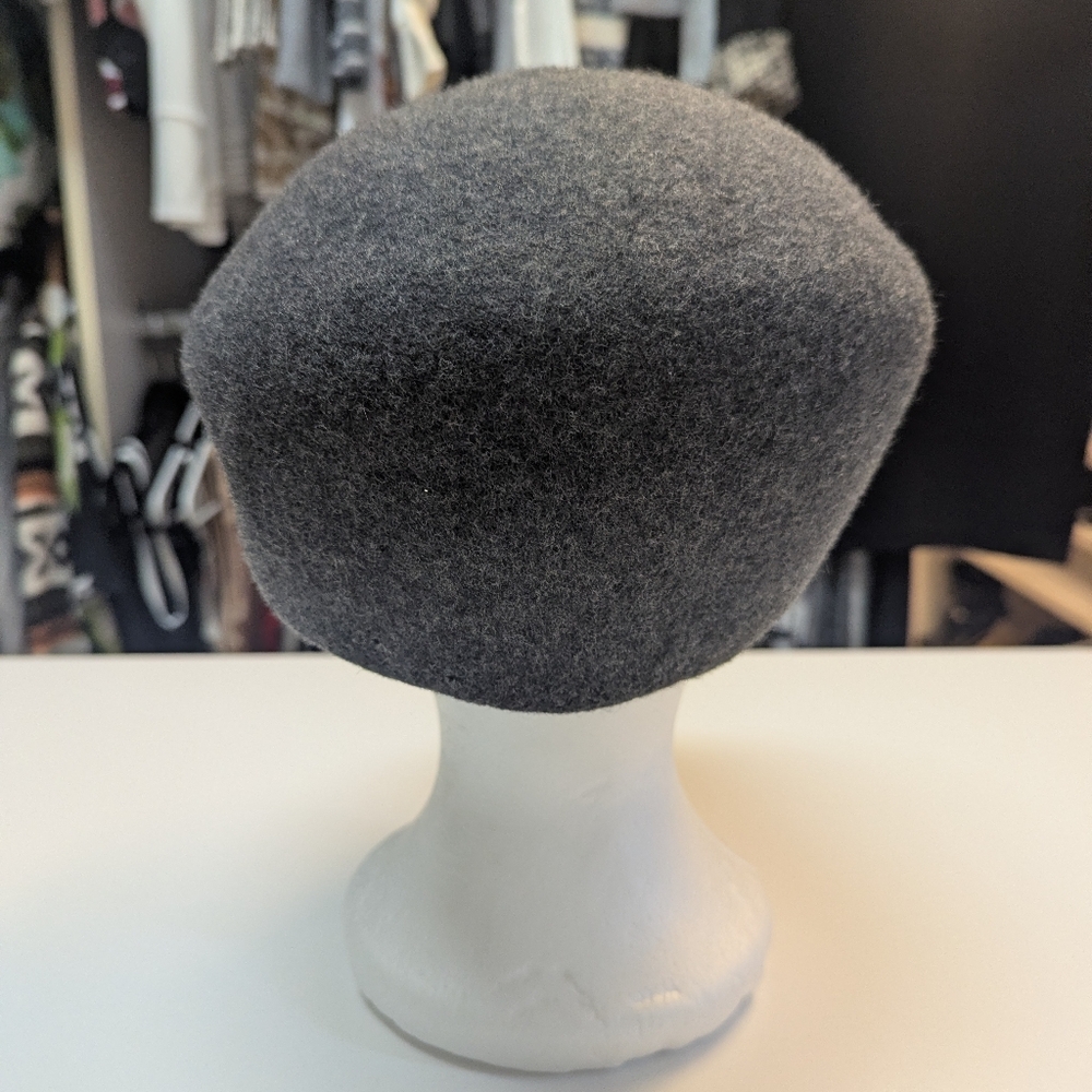 BANANA REPUBLIC Italian Wool Newsboy Flat Cap Hat Gray   M/L - Picture 2 of 5